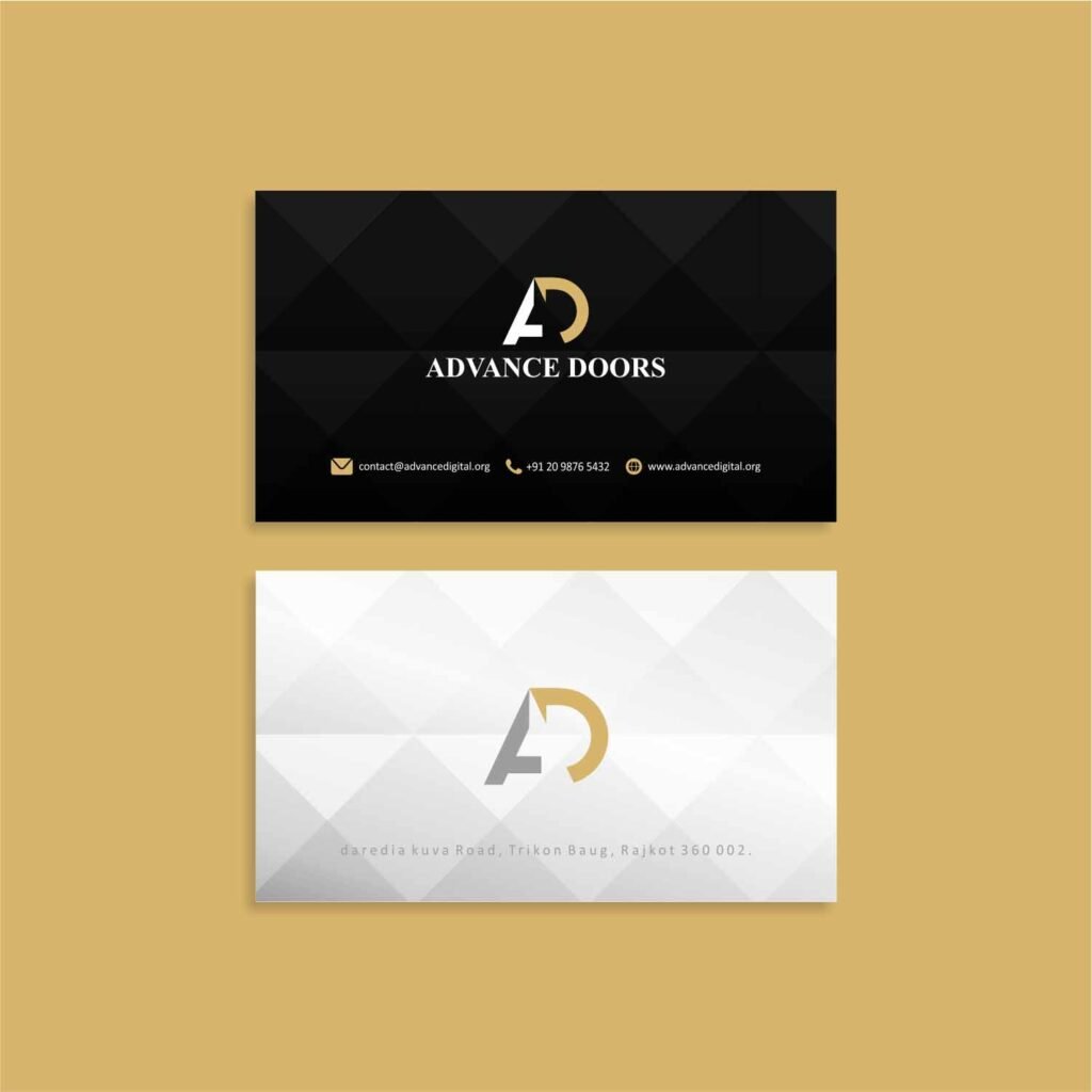 “Ivory Visiting Card - Matt Ivory Paper - Sasam Pune India”