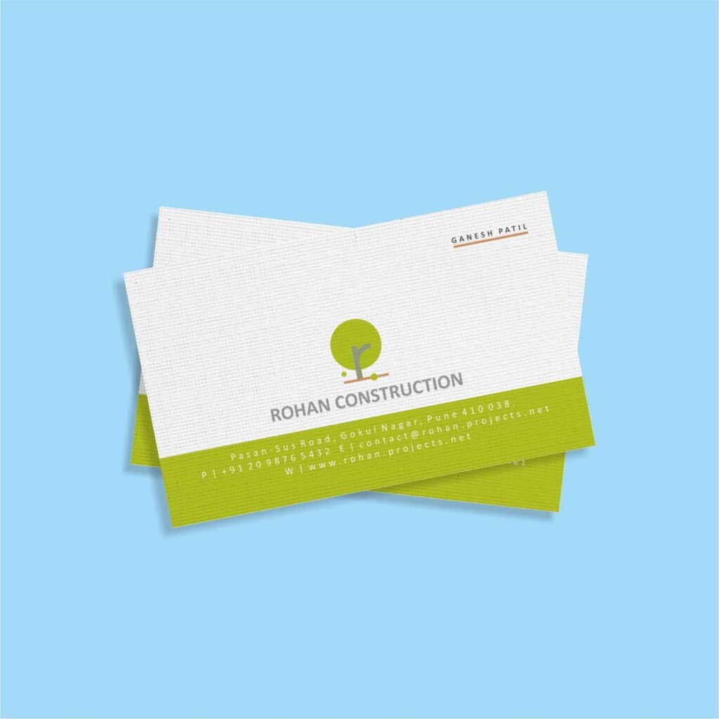 Textured business cards, printed on 270gsm to 400gsm paper, make a great impression with cool designs, offering your clients something special.