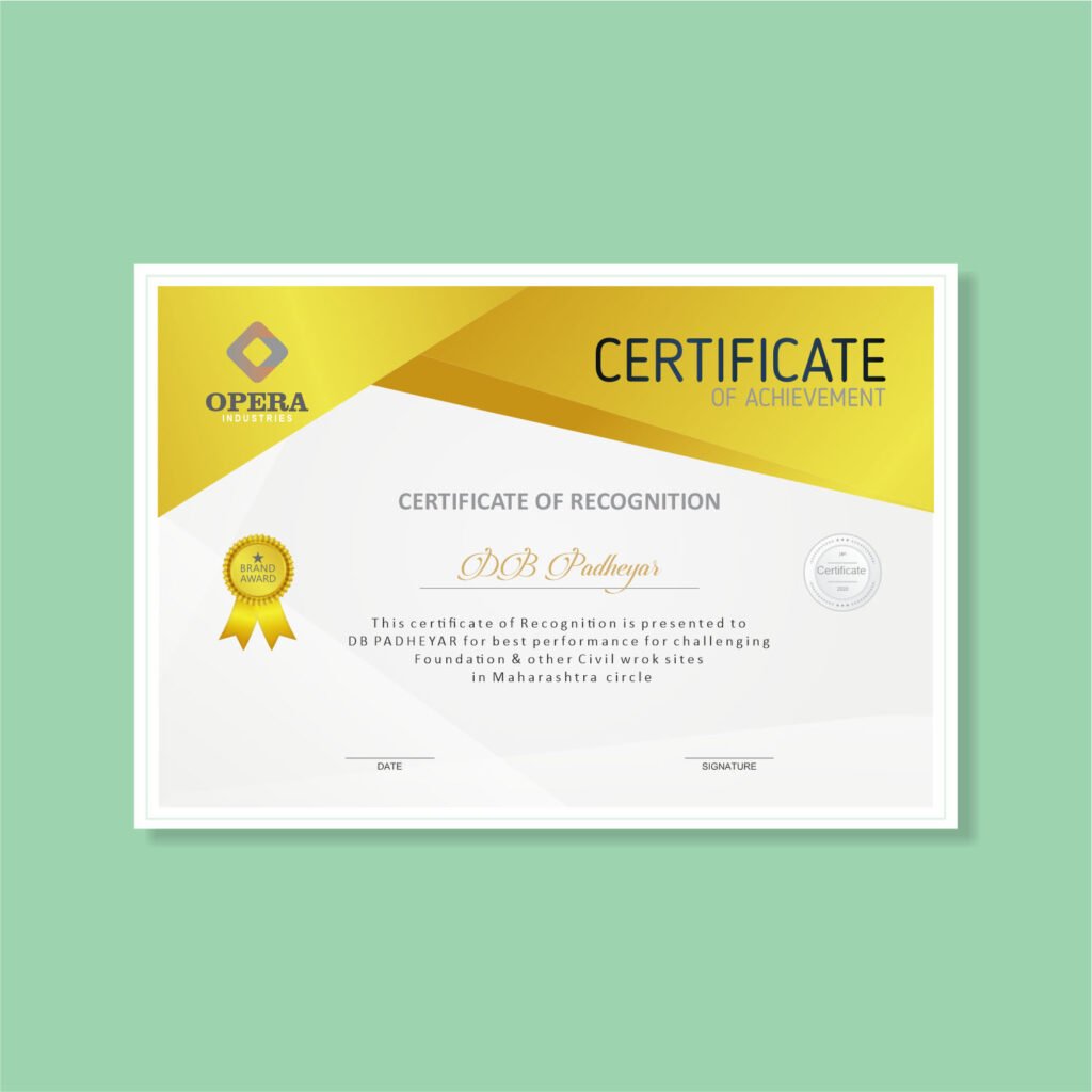 High-Quality Certificate Printing