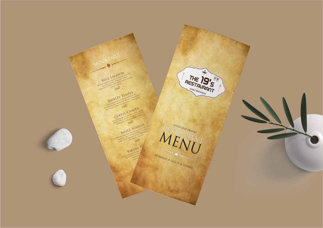 Menu cards printing in pune